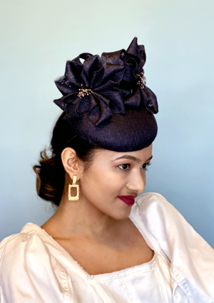 Designer hat Aria by Louise Macdonald Milliner (Melbourne, Australia)