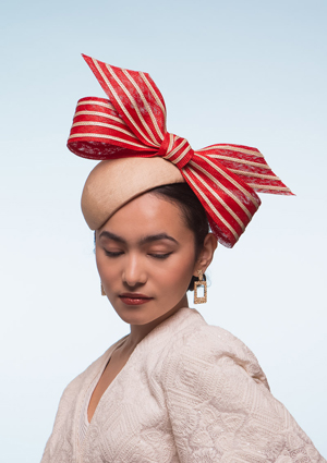 Designer hat Betty by Louise Macdonald Milliner (Melbourne, Australia)