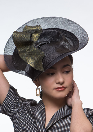 Designer hat Kali by Louise Macdonald Milliner (Melbourne, Australia)