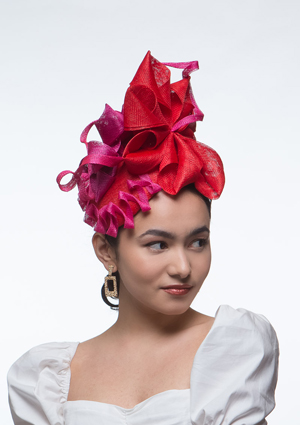 Designer hat Pandora by Louise Macdonald Milliner (Melbourne, Australia)