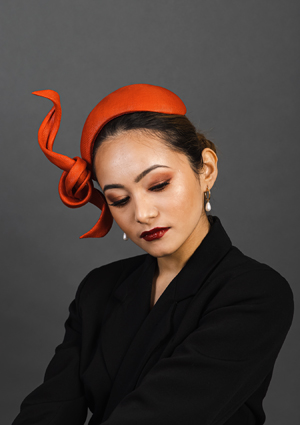 Designer hat Tanager by Louise Macdonald Milliner (Melbourne, Australia)