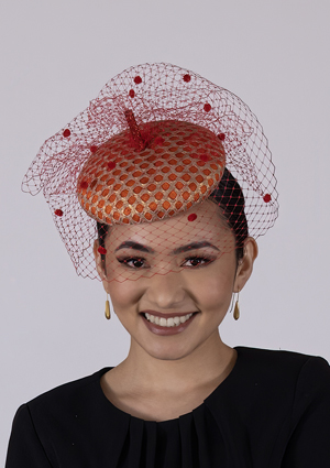 Designer hat Roxy Beret by Louise Macdonald Milliner (Melbourne, Australia)