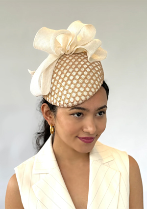 Designer hat Demi Beret by Louise Macdonald Milliner (Melbourne, Australia)