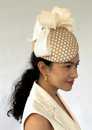 Designer hat Demi Beret by Louise Macdonald Milliner (Melbourne, Australia)