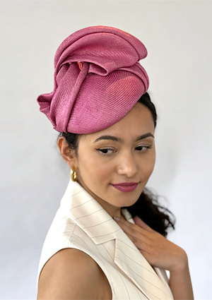 Designer hat Dusty Spring Beret by Louise Macdonald Milliner (Melbourne, Australia)