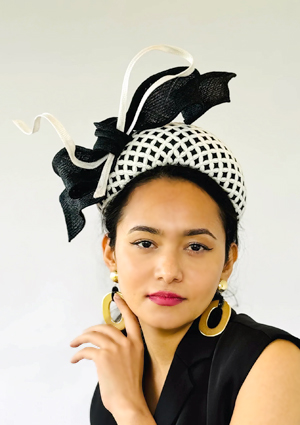 Designer hat Glenelg Bandeau by Louise Macdonald Milliner (Melbourne, Australia)