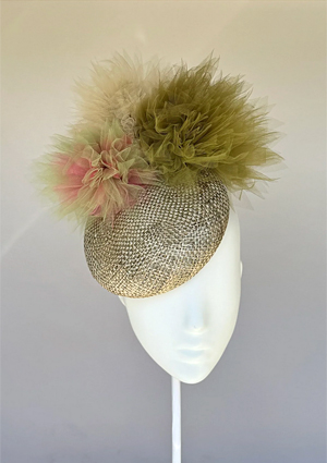 Designer hat Gold Coast Glamour by Louise Macdonald Milliner (Melbourne, Australia)