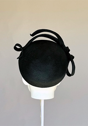 Designer hat Mansfield Pillbox by Louise Macdonald Milliner (Melbourne, Australia)