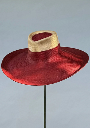 Designer hat Oxley Sunhat by Louise Macdonald Milliner (Melbourne, Australia)