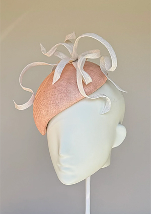 Designer hat Peachy Clichy by Louise Macdonald Milliner (Melbourne, Australia)