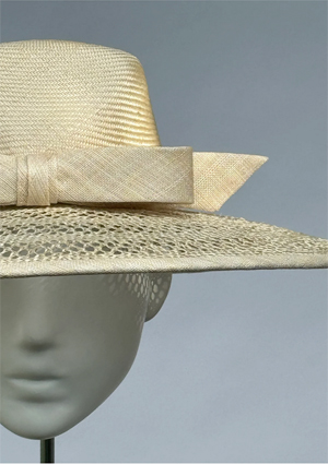 Designer hat Sandringham by Louise Macdonald Milliner (Melbourne, Australia)