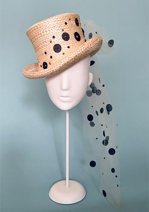 Designer hat Spotswood Riding Hat by Louise Macdonald Milliner (Melbourne, Australia)