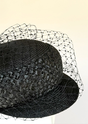 Designer hat The Melbourne Cap by Louise Macdonald Milliner (Melbourne, Australia)