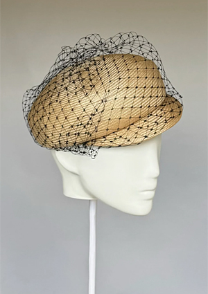 Designer hat The Newport Cap by Louise Macdonald Milliner (Melbourne, Australia)