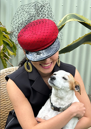 Designer hat The Sydney Cap by Louise Macdonald Milliner (Melbourne, Australia)