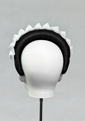 Designer hat Zig Me Zag Headband by Louise Macdonald Milliner (Melbourne, Australia)