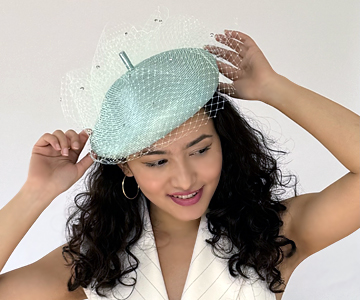 Designer hat by Louise Macdonald Milliner (Melbourne, Australia)