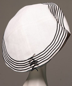 Designer hat Deauville (back) by Louise Macdonald Milliner (Melbourne, Australia)