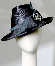 Designer hat Portsea by Louise Macdonald Milliner (Melbourne, Australia)