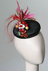 Designer hat Ravenna by Louise Macdonald Milliner (Melbourne, Australia)