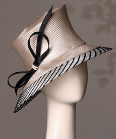 Designer hat Sorrento by Louise Macdonald Milliner (Melbourne, Australia)