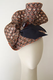 Designer hat Jervis by Louise Macdonald Milliner (Melbourne, Australia)