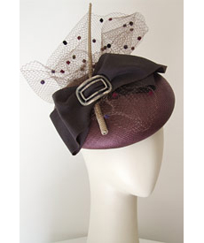 Designer hat Marnie beret by Louise Macdonald Milliner (Melbourne, Australia)