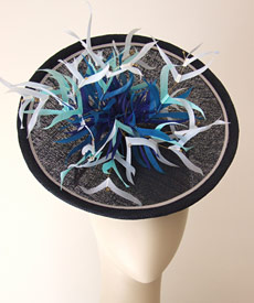 Designer hat Tiffany by Louise Macdonald Milliner (Melbourne, Australia)