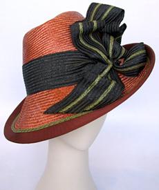 Designer hat Andante by Louise Macdonald Milliner (Melbourne, Australia)