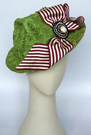 Designer hat Mambo by Louise Macdonald Milliner (Melbourne, Australia)