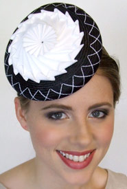 Designer hat Pandora by Louise Macdonald Milliner (Melbourne, Australia)