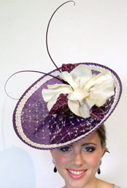Designer hat Rhea by Louise Macdonald Milliner (Melbourne, Australia)