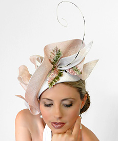 Designer hat Cinderella by Louise Macdonald Milliner (Melbourne, Australia)