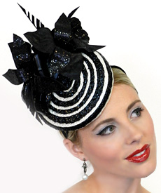 Designer hat Dita by Louise Macdonald Milliner (Melbourne, Australia)
