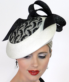 Designer hat Marchesa by Louise Macdonald Milliner (Melbourne, Australia)
