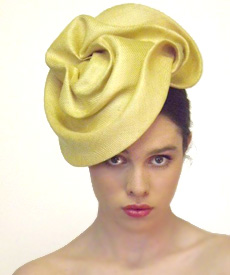 Designer hat Brooklyn by Louise Macdonald Milliner (Melbourne, Australia)
