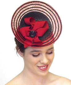 Designer hat Grimaldi XIII by Louise Macdonald Milliner (Melbourne, Australia)