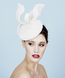 Designer hat Prasline by Louise Macdonald Milliner (Melbourne, Australia)