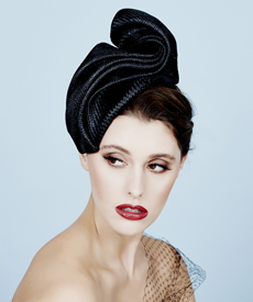 Designer hat Shante by Louise Macdonald Milliner (Melbourne, Australia)