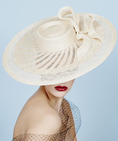 Designer hat Xaranda by Louise Macdonald Milliner (Melbourne, Australia)