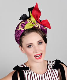 Designer hat Calypso by Louise Macdonald Milliner (Melbourne, Australia)