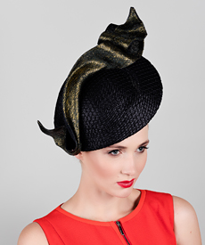 Designer hat Ida by Louise Macdonald Milliner (Melbourne, Australia)