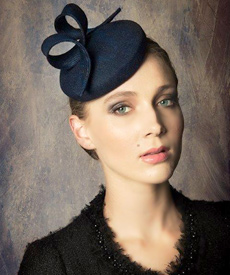 Louise Macdonald Milliner's 2014 collection for Hugo Boss (Melbourne, Australia) - designer hat Little Navy Headpiece