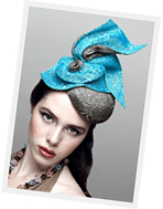 Fashion hat designed by Melbourne milliner Louise Macdonald