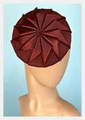 ribbon beret created by Melbourne milliner Louise Macdonald