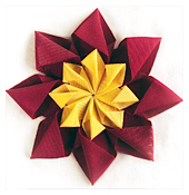 ribbon origami created by Melbourne milliner Louise Macdonald